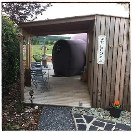 Lüks kamp alanı Anima'sphair Bulle Pres Des Animaux Bras-Haut