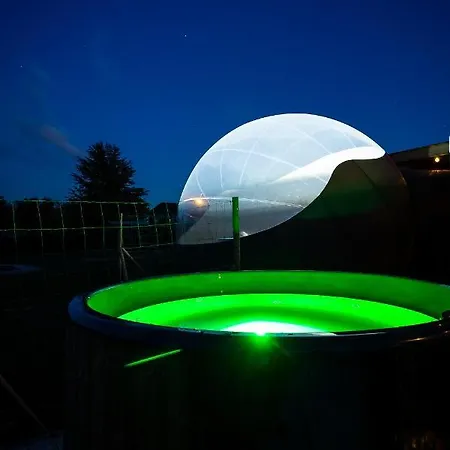 Lüks kamp alanı Anima'sphair Bulle Pres Des Animaux