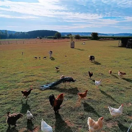 Lüks kamp alanı Anima'sphair Bulle Pres Des Animaux